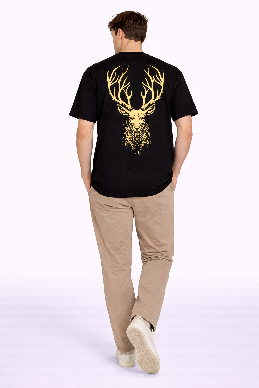 Deer Head Graphic | Oversized T-Shirt