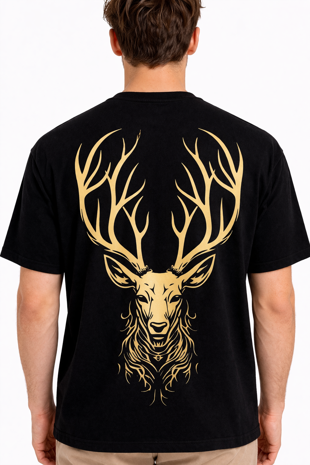 Deer Head Graphic | Oversized T-Shirt