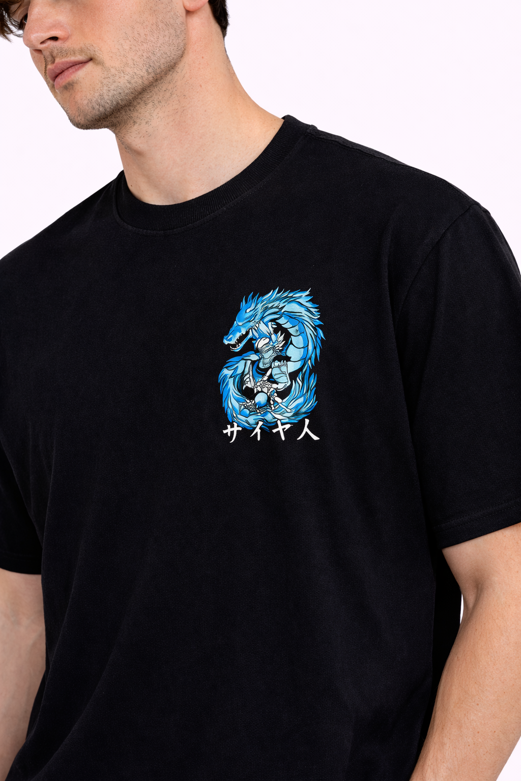 Anime Dragon Warrior | Oversized T-Shirt