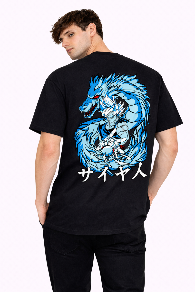 Anime Dragon Warrior | Oversized T-Shirt