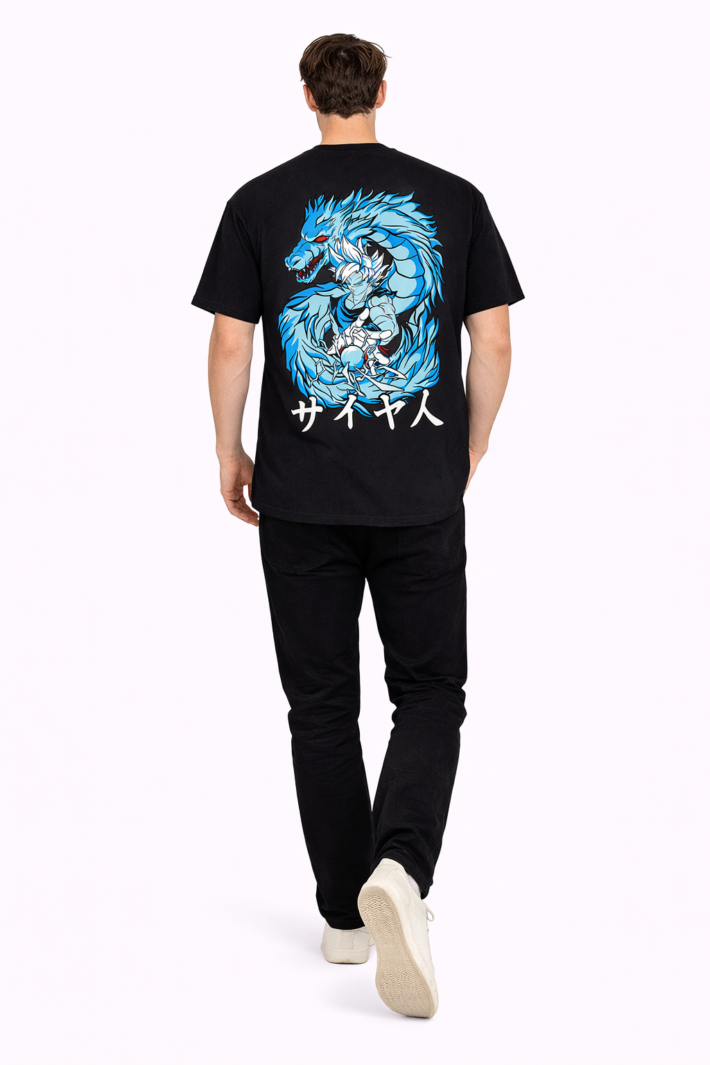 Anime Dragon Warrior | Oversized T-Shirt
