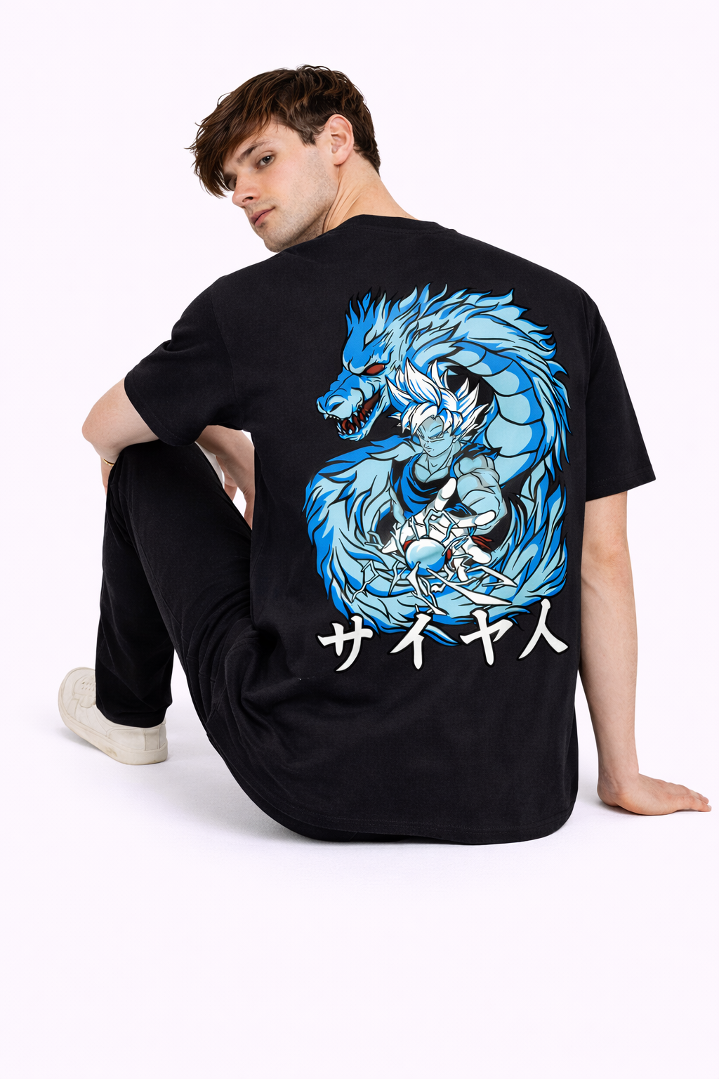 Anime Dragon Warrior | Oversized T-Shirt