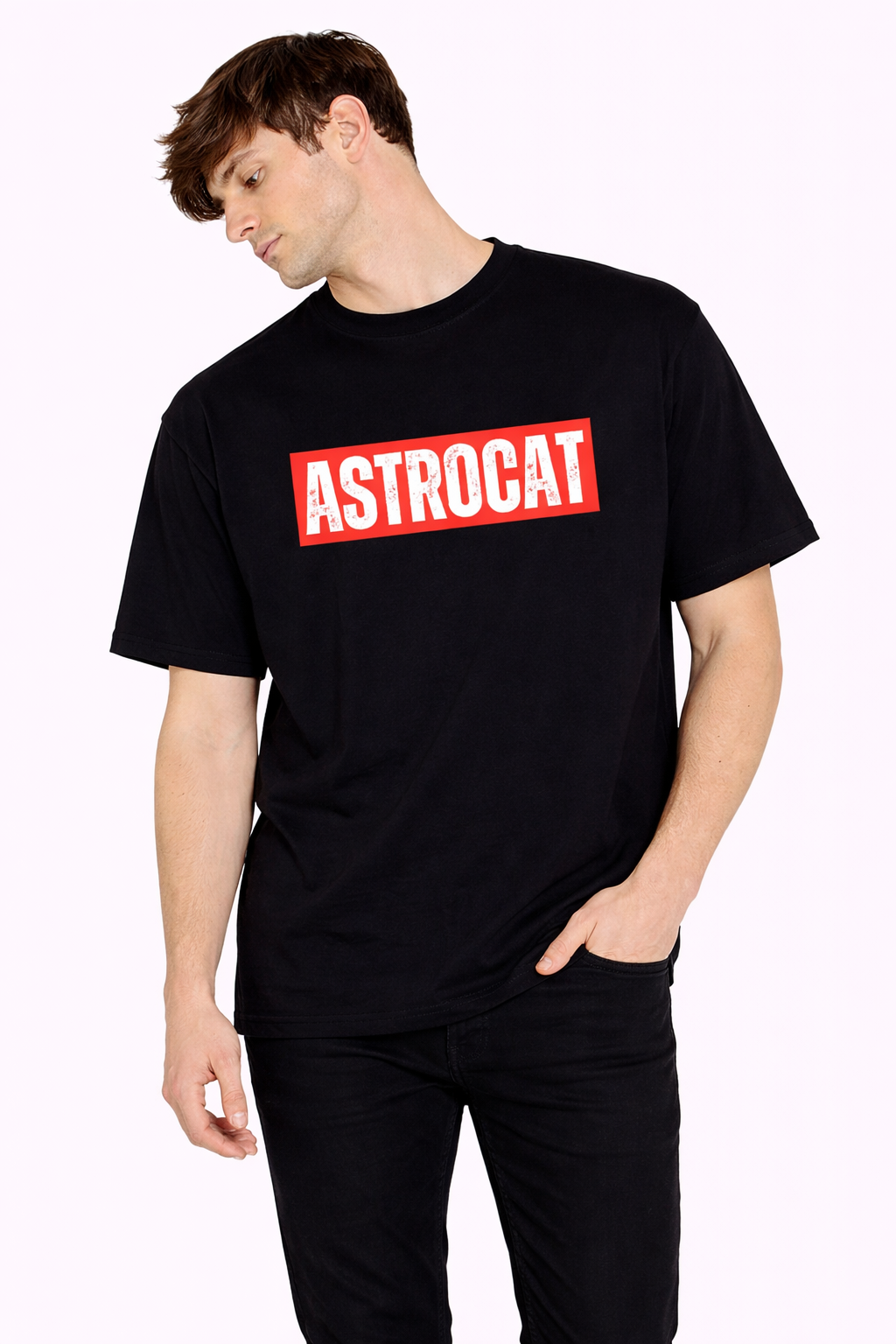 Astronaut Cat | Oversized T-shirt