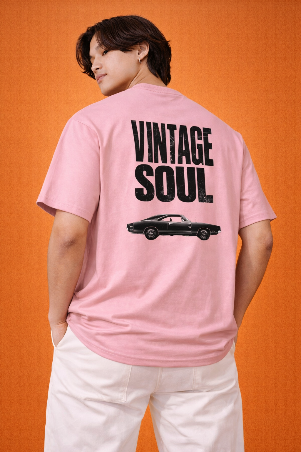 Vintage Soul | Oversized T-Shirt | Retro Back Print Edition | Men