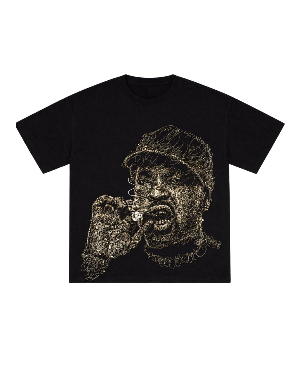 Scribble Art Portrait | Oversized Tee