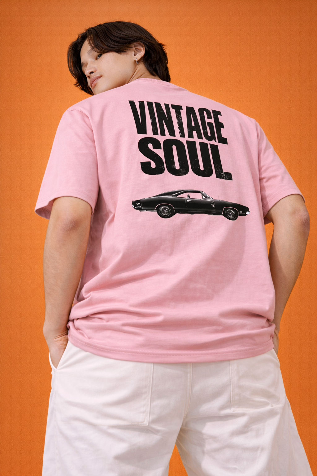 Vintage Soul | Oversized T-Shirt | Retro Back Print Edition | Men