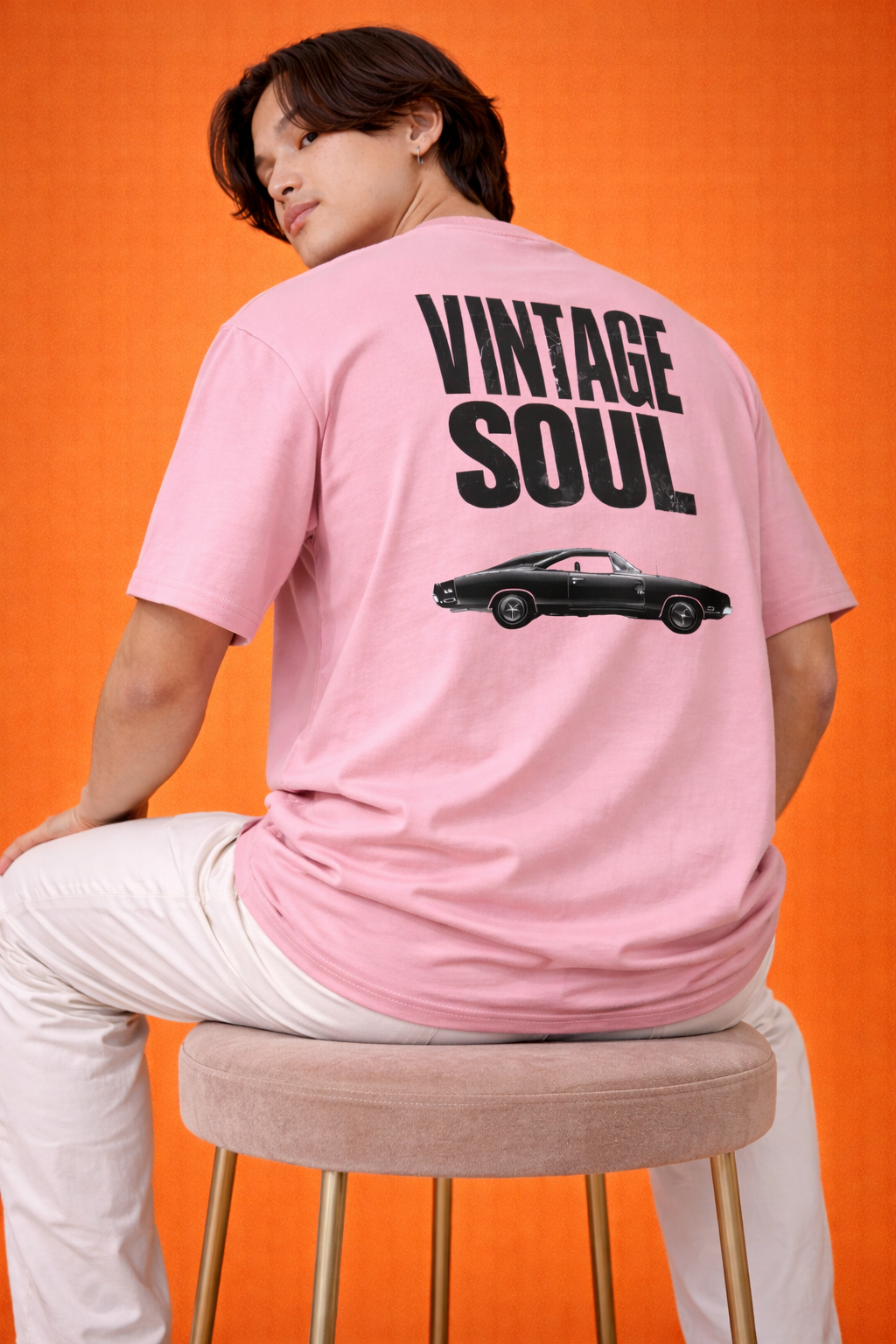 Vintage Soul | Oversized T-Shirt | Retro Back Print Edition | Men