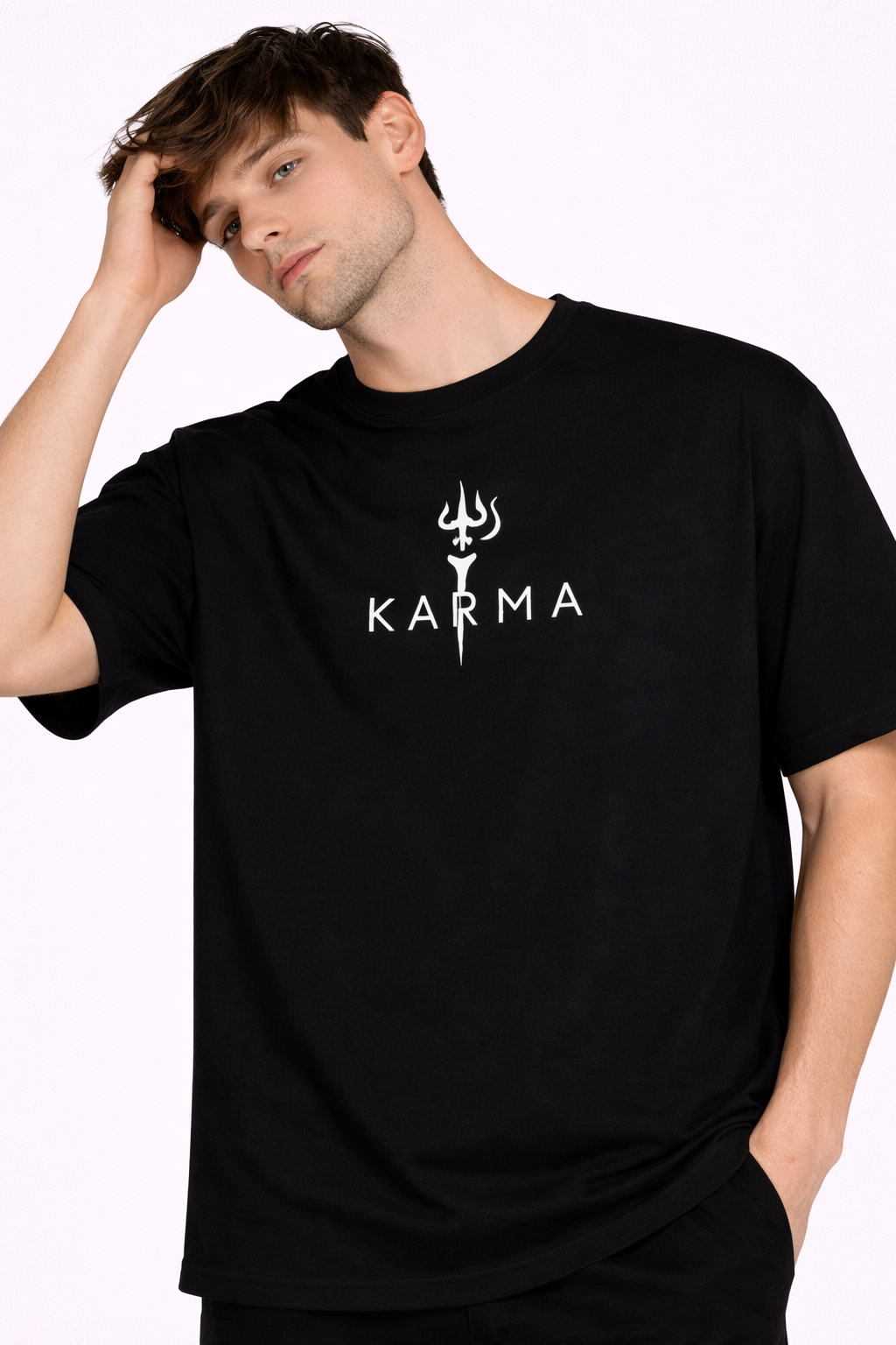 Karma Trident | Oversized T-shirt