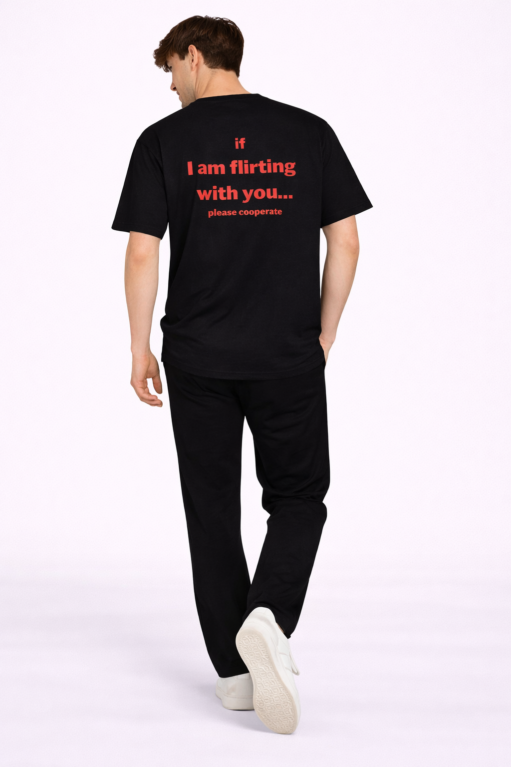 Flirty Quote | Oversized T-Shirt