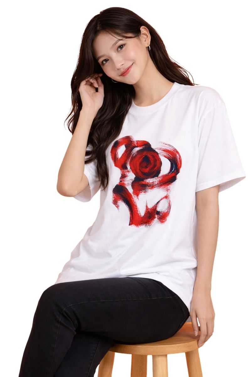 Abstract Love | Oversized T-Shirt
