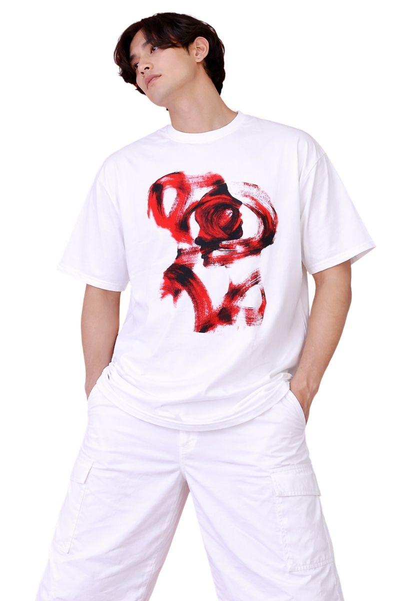 Abstract Love Art | Oversized T-Shirt