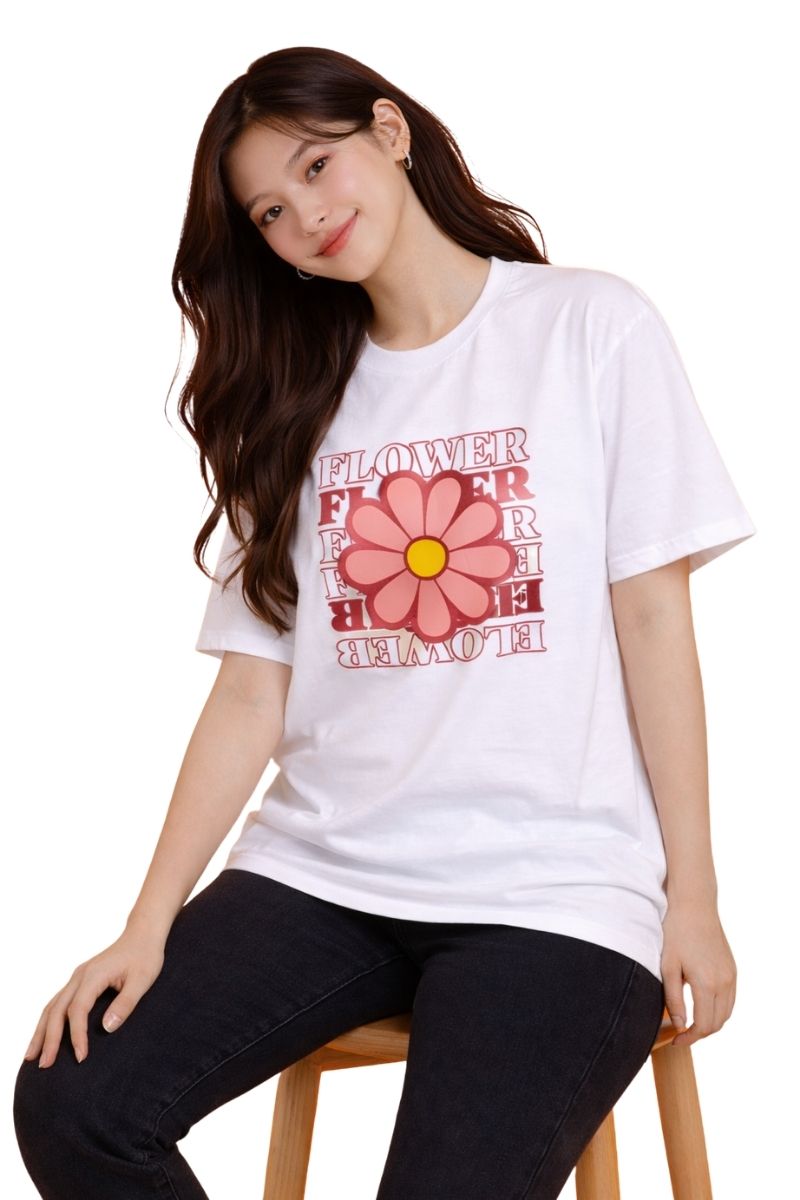 Retro Flower | Oversized T-Shirt