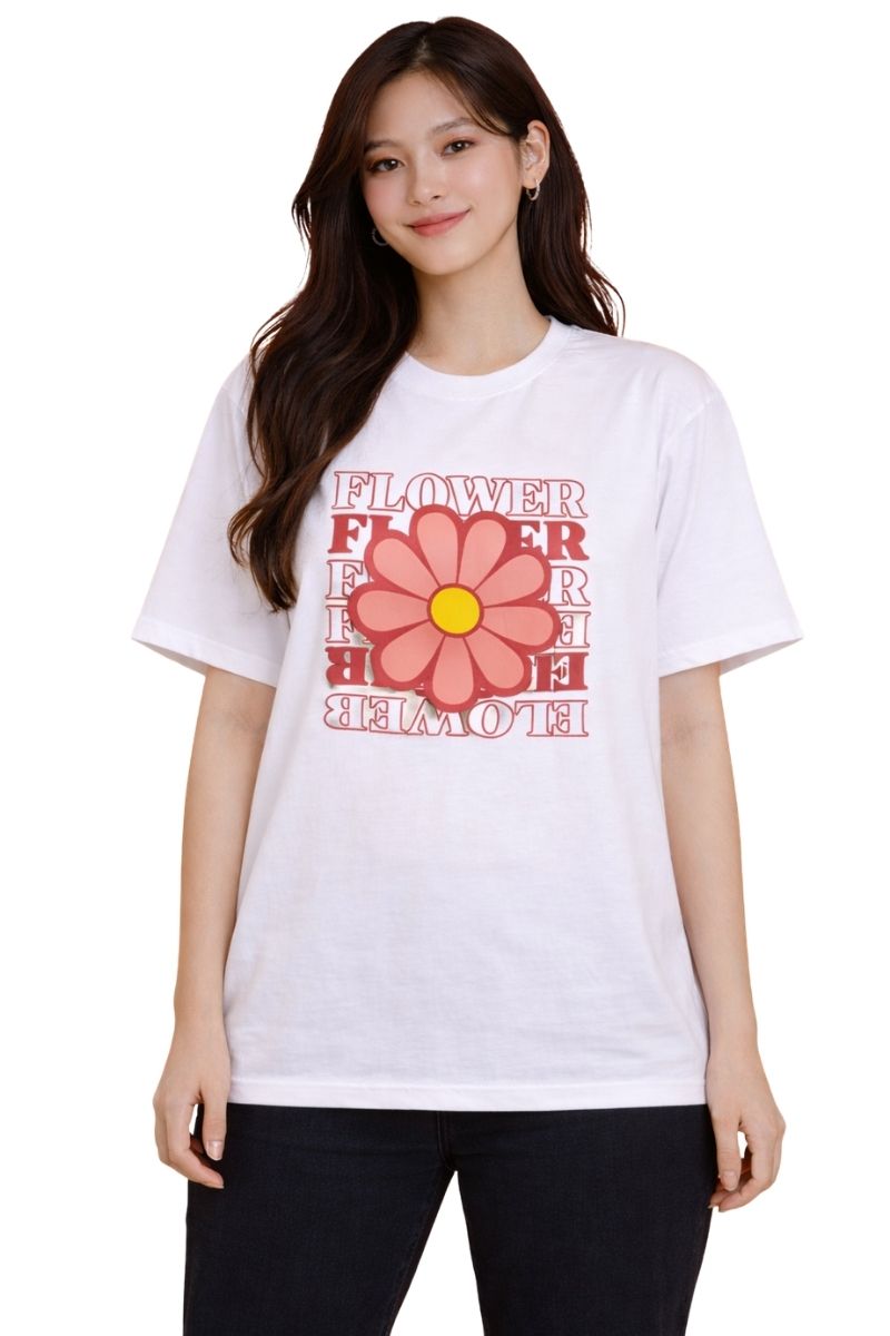 Retro Flower | Oversized T-Shirt