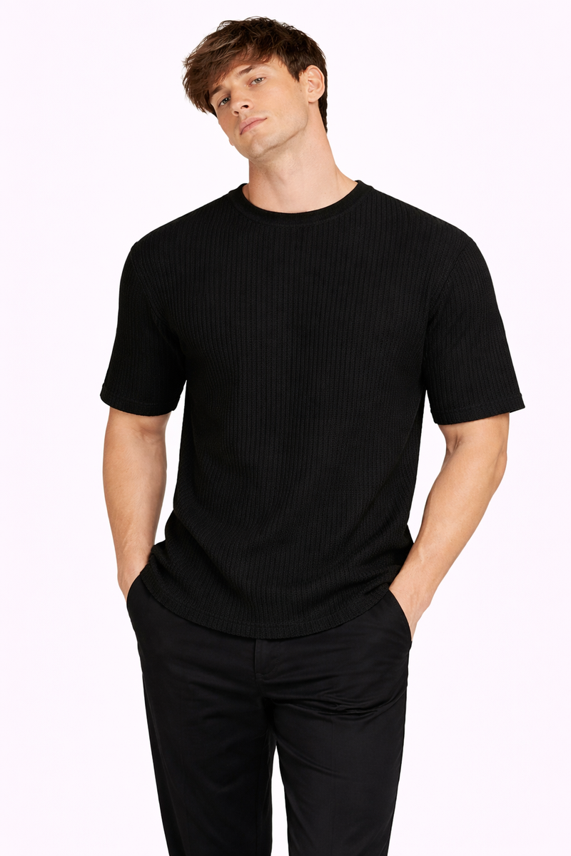 Waffle Cotton | Oversized T-Shirt