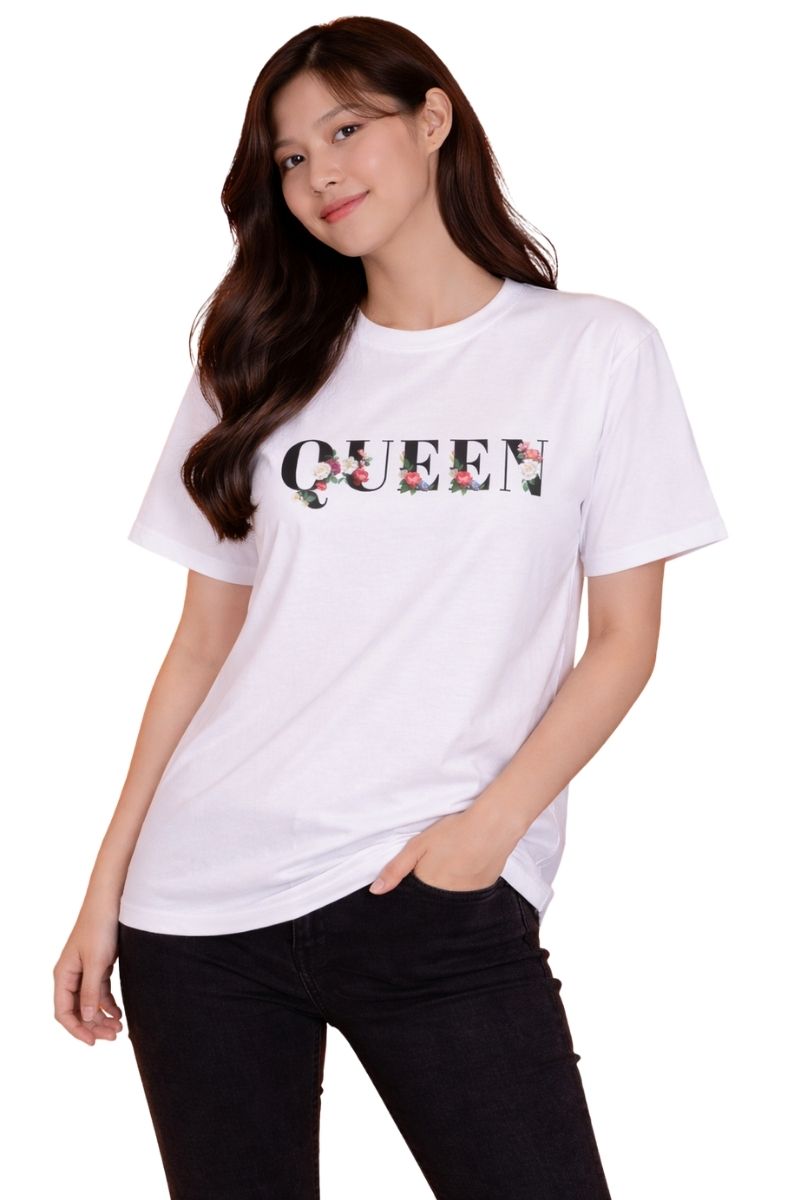 Queen Floral | Oversized T-Shirt