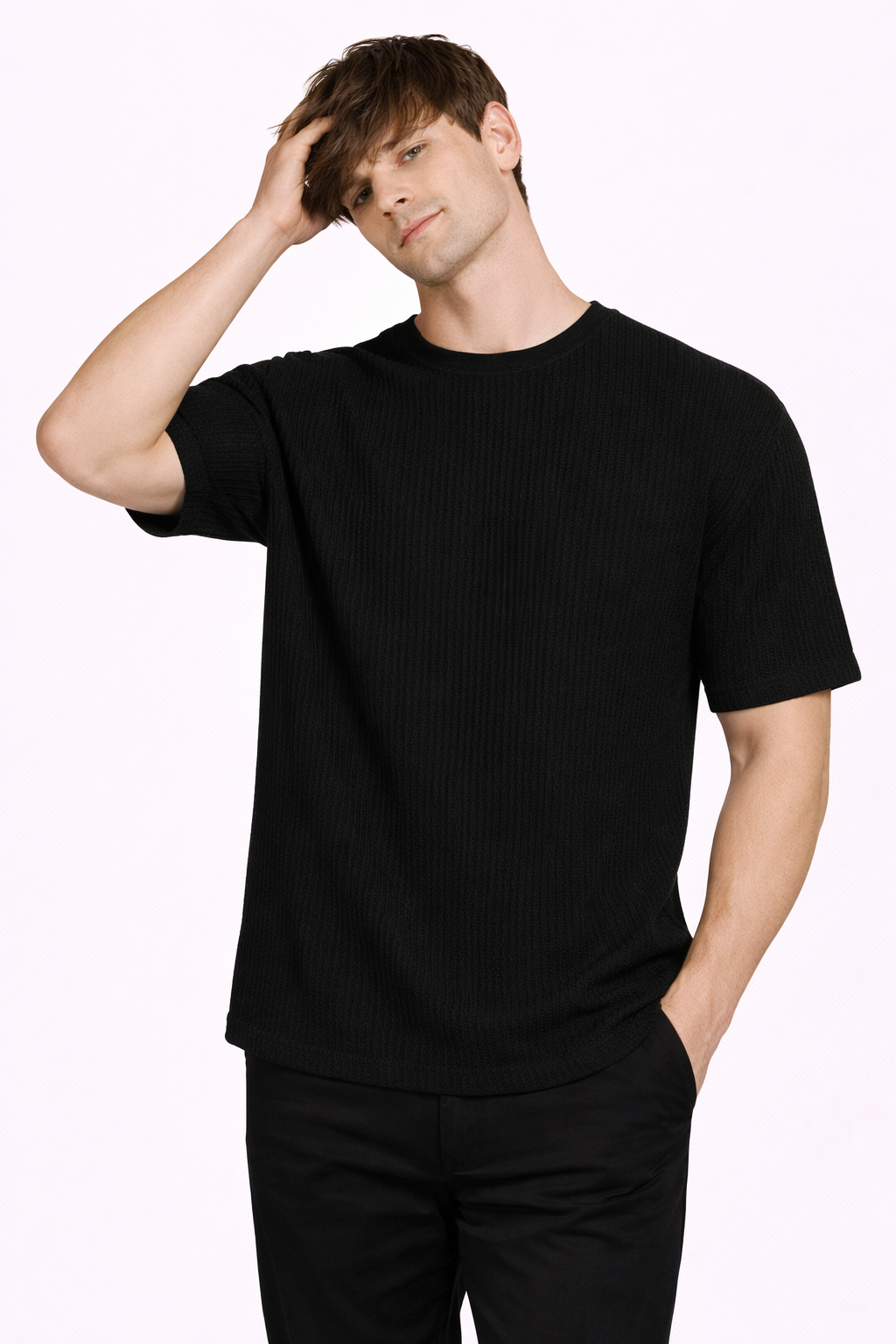 Waffle Cotton | Oversized T-Shirt