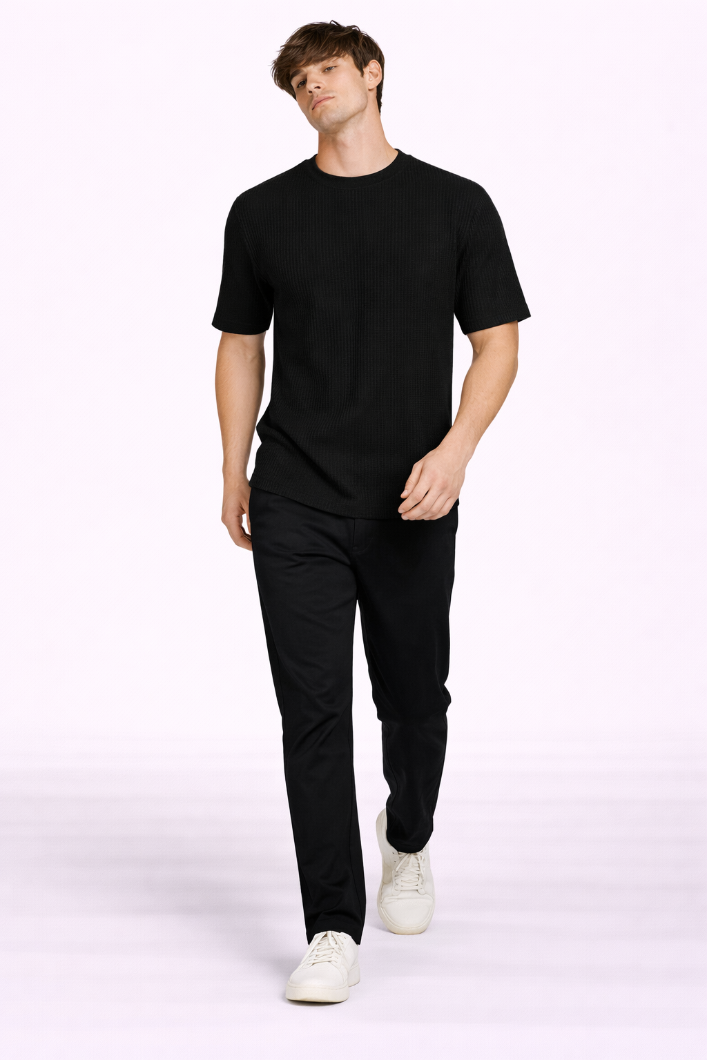 Waffle Cotton | Oversized T-Shirt