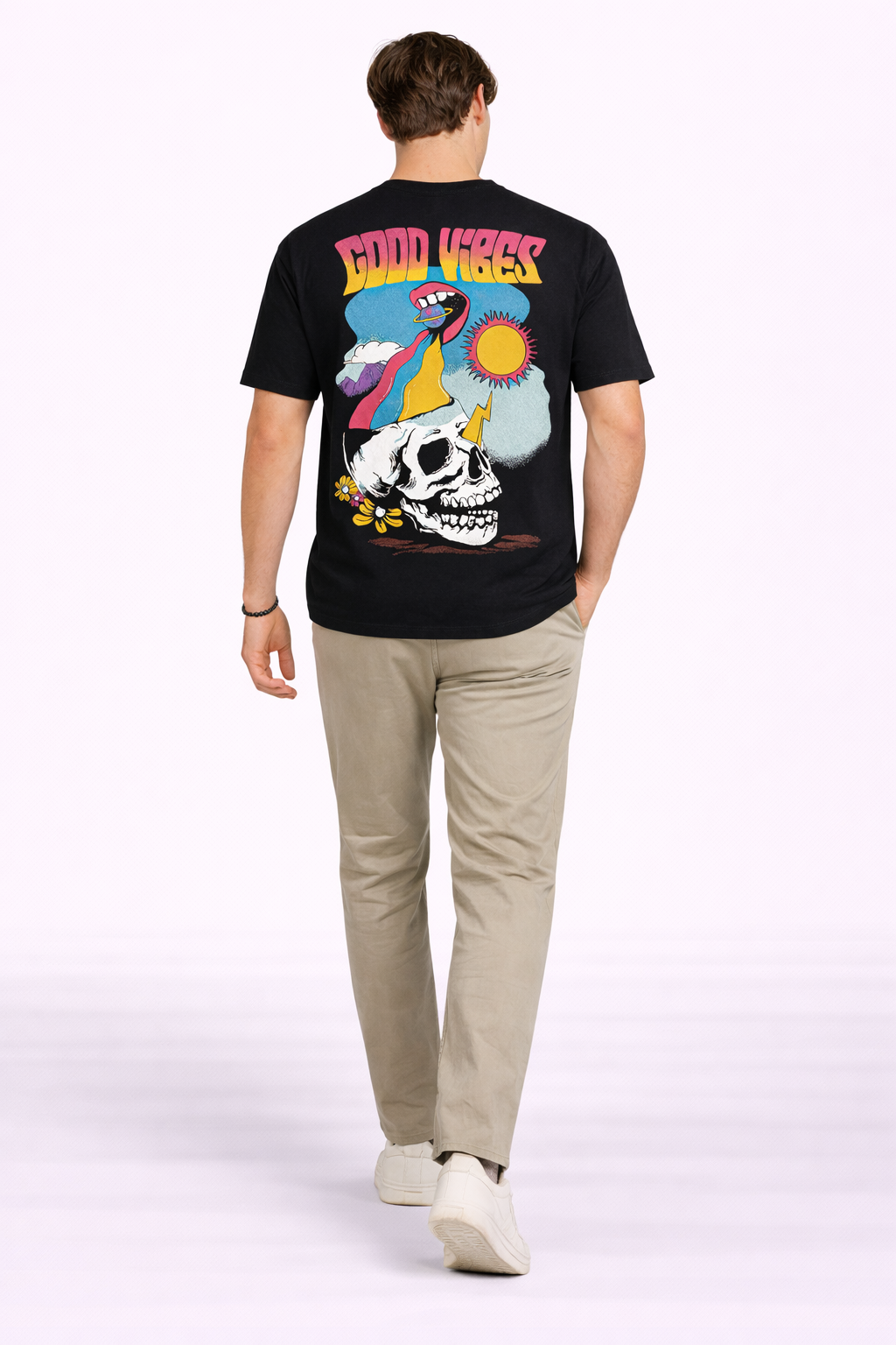 Psychedelic Skull | Oversized T-Shirt