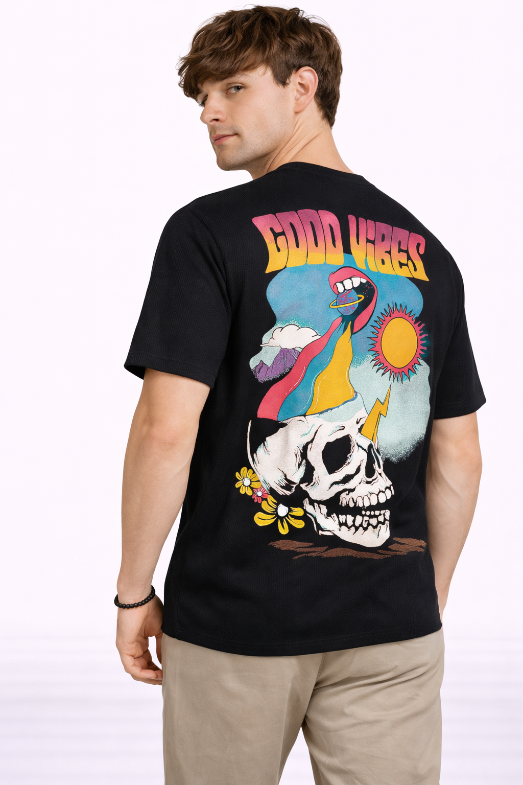Psychedelic Skull | Oversized T-Shirt