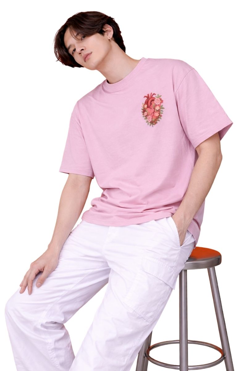 Floral Heart | Oversized T-Shirt